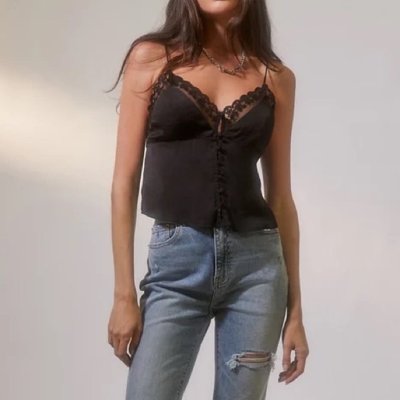 Urban outfitters black top. Size medium but fits like a small - Picture 2 of 2